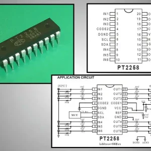 Utolsó esély 6-CH Electronic Volume Controller 20p. DIP PT2258