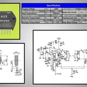 Utolsó esély NF+POWER AMPL. ±45V 2x>35W STK4162II