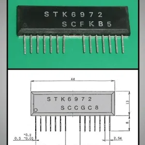 2 CH. 30V 2A DC MOTOR DRIV.14p STK6972H Pénzvisszafizetés
