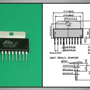 4.2W POWER AMPL. 10p. TA7204P Ajánlat