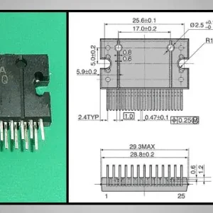 4-Ch POWER AMP. 47W BTL 25p. TB2901HQ Korlátozott ajánlat