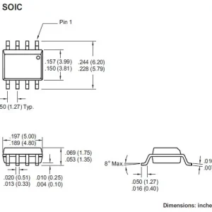 2-Wire,Temperature Sensor & Thermal Monitor 8p.SMD TCN75-5.0MOA Alacsony ár