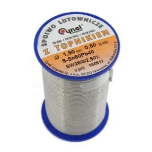 Utolsó esély Forrasztó ón 1.5mm Sn60/Pb40% 500g Flux: SW26 2.5% TIN 500GR 1.5/2.5