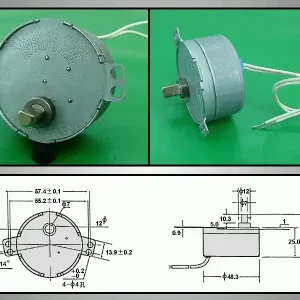 Utolsó esély Szinkron Motor 230VAC 4W SD83-A MW-M023