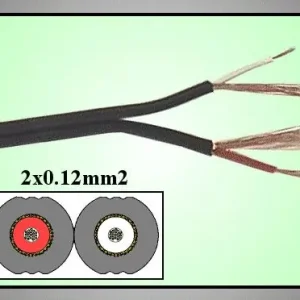 2x0.12mm2 mikrofonkábel, lapos CABLE MIC 021 Kiváló minőség