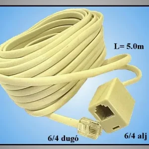 TEL. 5m6/4 dugó->6/4 aljzat CABLE TEL03/05 Utolsó esély
