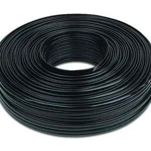 Telefon kábel 100m lapos, 2 eres, fekete, CCS CABLE TEL2/100B Kedvezmény