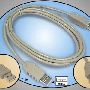 USB-A USB-B kábel 2m CABLE USB-AB1.8 Népszerű
