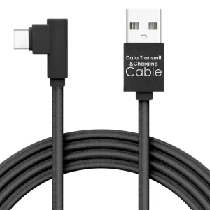 USB2.0-A - USB-C (Type-C) adat- töltőkábel 2.0m, fekete CABLE USB-CA-2.0BS Expressz szállítás