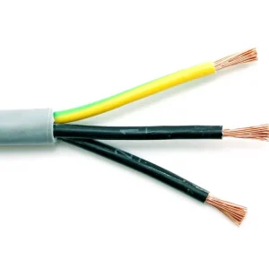 300/500V YSLY-JZ CU-sodrott kábel 3x2.5mm2, (fekete számozott, +zöld/sárga) CABLE YSLY-JZ 3X2.5 Újdonság