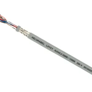 8 eres árnyékolt vezérlő kábel, CU. 8x0,2mm2, csavart érpár, LiFYCY CABLE-1208F-0.2 Népszerű