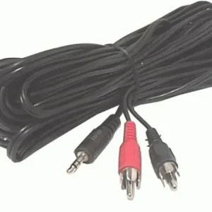 3.5mm ST.dugó->2x RCA dugó 5.0m CABLE-458/ 5.0 Prémium