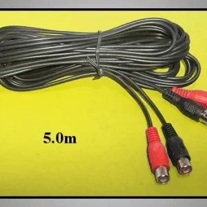 2 RCA dugó-> 2 RCA aljzat 5.0m CABLE-451/5.0 Gyors szállítás