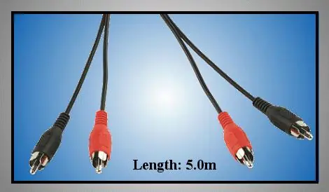 2x RCA dugó -> 2x RCA dugó 5.0m CABLE-452/5.0 Utolsó esély