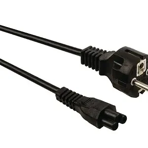 3p. hálózati dugó 180° 230V, - kábel 1,8m - 3p. aljzat (laptop, LCD TV táp) CABLE-707-1.8E Népszerű