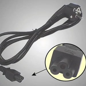 Ajánlat 3p. hálózati dugó 90° 230V, - kábel 3m - 3p. aljzat (laptop, LCD TV táp) CABLE-707-3.0