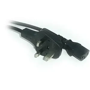 UK 250V 3p.dugó->PC 3p.aljzat,kábel 1.8m CABLE-735/5 Autentikus