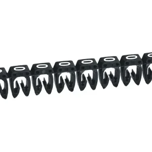 4...6mm kábel jelölő (fekete) jel: 0-ás CABLE-J4-6/0 Kiárusítás