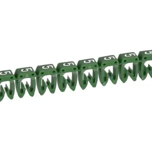 4...6mm kábel jelölő (zöld) jel: 5-ös CABLE-J4-6/5 Újdonság