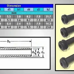 6.4mm kábel kivezető PVC CB-K10/6.4/H Alacsony ár