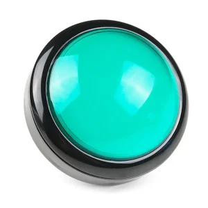 Újdonság Nagy színes kerek záró visszajelzős nyomógomb Zöld árnyalt SW PUSH BIG/G1