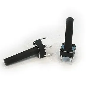 Utolsó esély Mikrokapcsoló 6x6mm 4p. gomb:15.5mm (nyomó erő:160g) SW100664/155