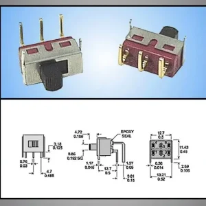 Toló kapcsoló PCB 1x3p.12.7x6.6mm (1 áramkörös) SW18002PH Utolsó esély