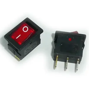 Utolsó esély Billenő piros világító MINI 1 áramkör ON-OFF SW2162/RD