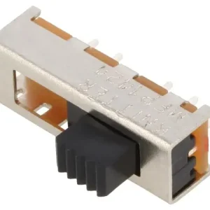 Toló kapcsoló PCB 1x5p. 18x6mm (1 áramkörö 4 pozíció) SW18005P Pénzvisszafizetés
