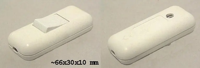 Újdonság 2pólusú billenő kapcsoló feh.feh SW2321/W