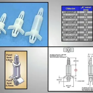 Vedd meg most Távtartó 7.9mm D=7.1mm PCB 4mm V-0050794PCB