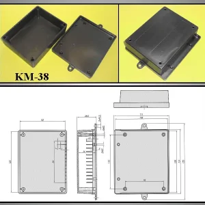 UNIVERSAL BOX 122x95x39mm BOX KM38 Expressz szállítás