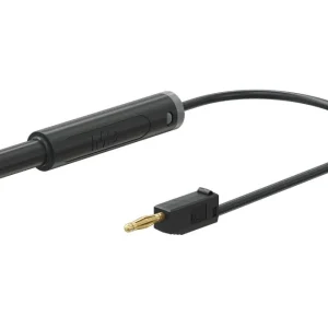 AF-4A2A-F05B 4mm banándugó anya - 2mm banándugó apa adapter, fekete 15cm M.TL-AF4A2AF05B Korlátozott ajánlat