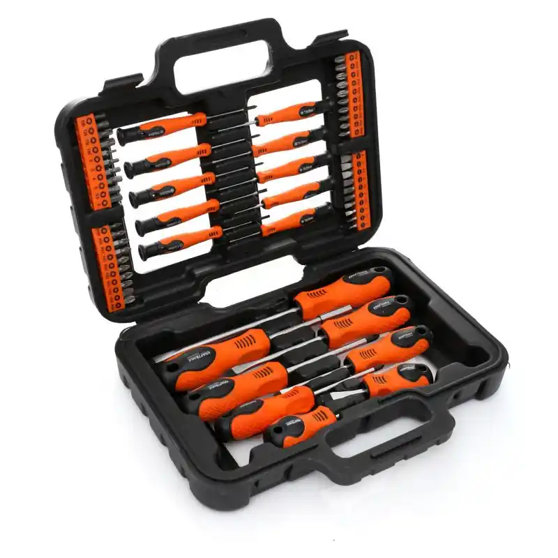 17db-os csavarhúzó készlet, 1db szár, 40db cserélhető heggyel TOOL-0008-K Ingyenes szállítás