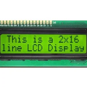 Utolsó esély LCD Modul 2x16 Character 5*7Dots+Cursor 3.3V LCD ERM1602SYG-6_3.3