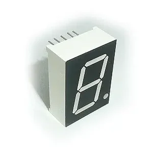 7 Szegmenses kijelző 20mm K.A. borostyán OPD-S8022LA-BW Népszerű