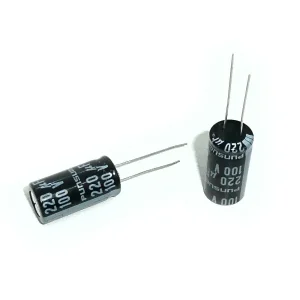 Vedd meg most ELKO 220uF 100V 85°C 12.5x25 álló 220/100P