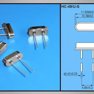 Utolsó esély QUARTZ 24.000.000 MHz HC49/U4 24.00 HC49/S