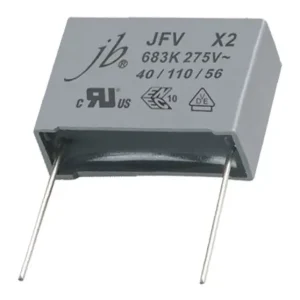 Újdonság X2 kondenzátor 1.5uF 275VAC 10% RM-27.5 JFV (láb ~20mm hosszú) C 1U5 AC275 X2 27J