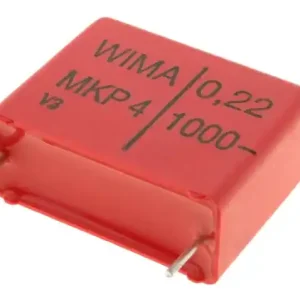 Utolsó esély Kondenzátor 220nF 1000V 10% Polipropilén RM-22.5 WIMA MKP4 C220N 1000/MKP4