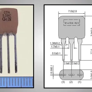 Utolsó esély Kerámia szűrő CDA 6.5MHz 3p. CDA 6.5MHZ/Y
