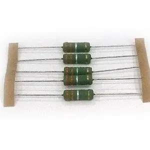 5W huzal ellenállás AXIAL (hengeres) 1.2R 5% 6x17 RES 1R2 5WH Eredeti