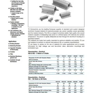 200W ellenállás AXIAL 1R 5% RES 1R 200WT Alacsony ár