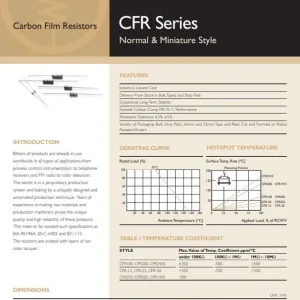 0.25W szénréteg ellenállás 5.6K 5% RES 5K6 0.25W Akció