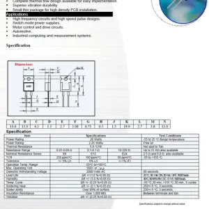 20W 4.7R 5% Indukció mentes ellenállás TO220 RES 4R7 20WL Kiváló minőség