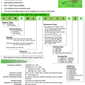 0.25W szénréteg ellenállás 680K 5% RES 680K 0.25W Ingyenes szállítás