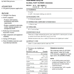 0.75W CHIP ellenállás 33R 5% SMD 33R 2010 Gyors szállítás