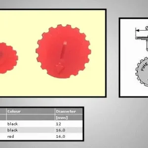 TRIMMER forgatógomb PT15 (piros) TRIM-KNOB R Utolsó esély