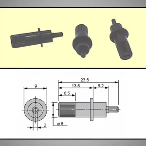 TRIMMER forgatógomb 2mm 3.9/23.6mm TRIM-KNOB-MA6 Alacsony ár
