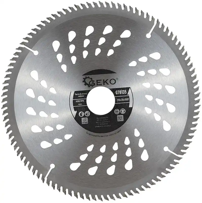 Geko körfűrészlap fához, TCT, 210x30mm, 100T Akció